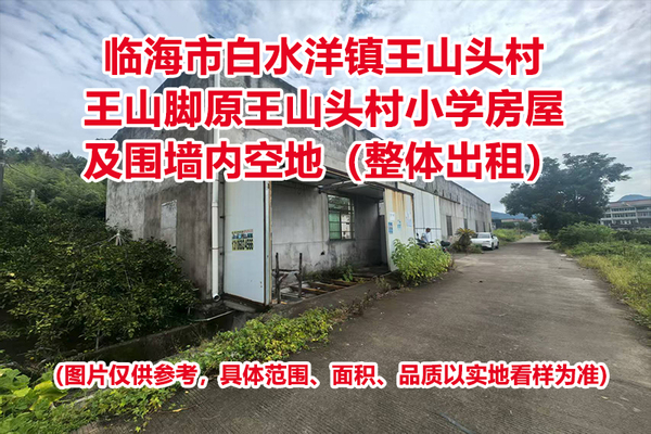 临海市白水洋镇王山头村王山脚原王山头村小学房屋及围墙内空地的租赁权（整体出租）